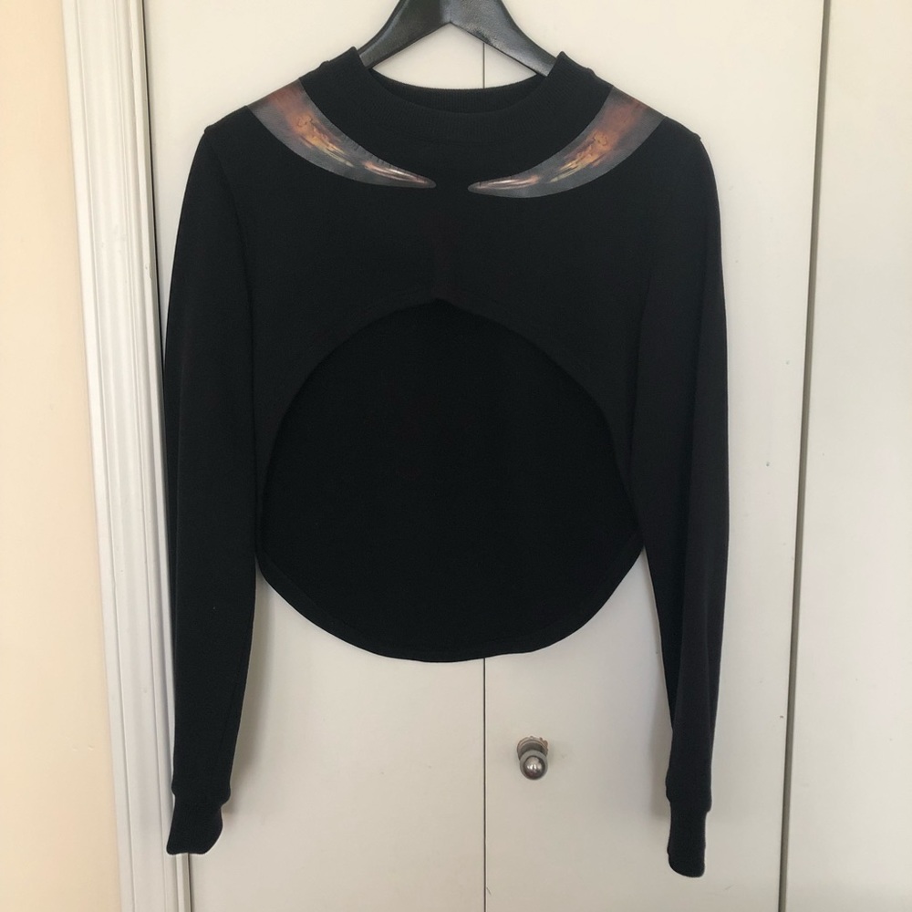 Givenchy Black Sweatshirt asap rocky